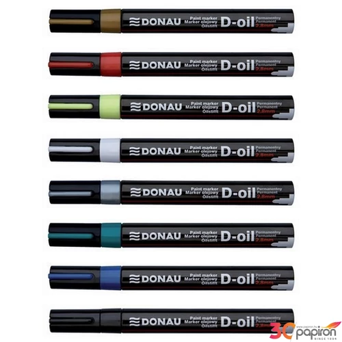 Lakkmarker Donau D-oil M 2,8mm kúpos hegyű narancssárga lakkfilc
