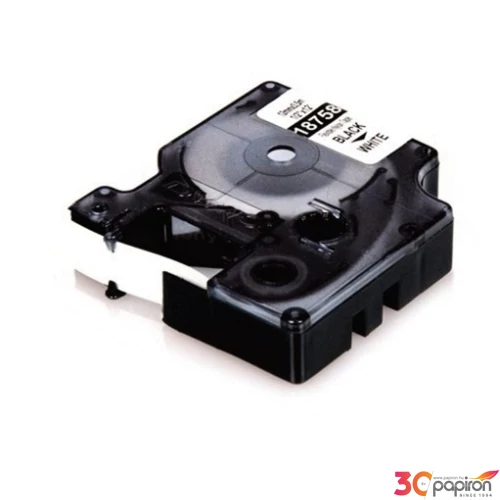 Feliratozószalag Dymo12mmx3,5 poliészter S0718080/18490 sárga-fekete Feliratozógéphez szalagok