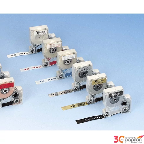 Feliratozó szalag Dymo 19mmx7m poliészte 45807/S0720870 piros-fekete Feliratozógéphez szalagok