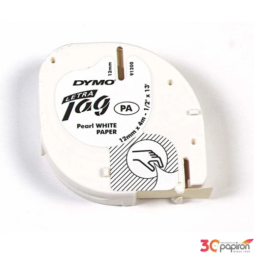 Feliratozó szalag Dymo 12mmx4m DYMO S0721660 Plastic White / fehér Feliratozógéphez szalagok