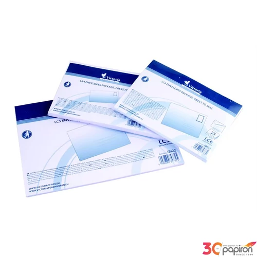 Boríték 1 LC/6 Victoria 25db C 25db/csomag öntapadós