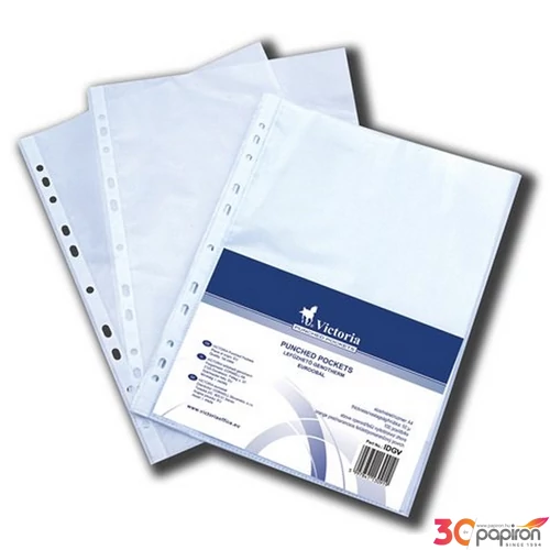 Genotherm fűzős Victoria 50 A4 50mikronos víztiszta 100db/csom