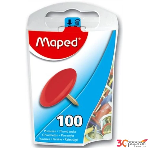 Rajzszeg Maped színes galvanizált fém, 100db/doboz Irodai kiegészítők MAPED 310011