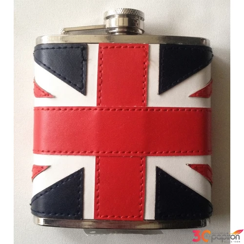 Flaska England dekor 6oz 180ml