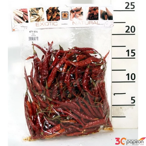 Száritott termés Chili paprika
