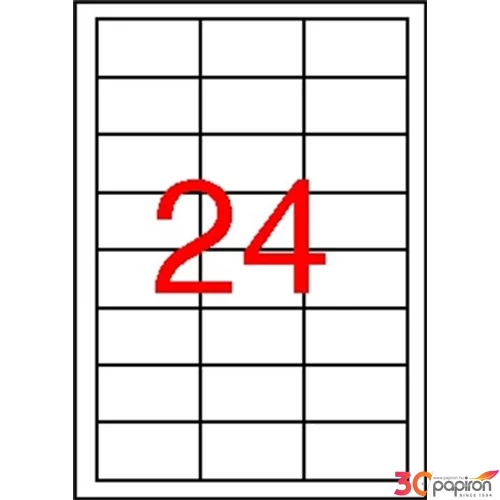 Etikett Apli 64, 6x33, 8mm (2400dbcsomag) LCA12966
