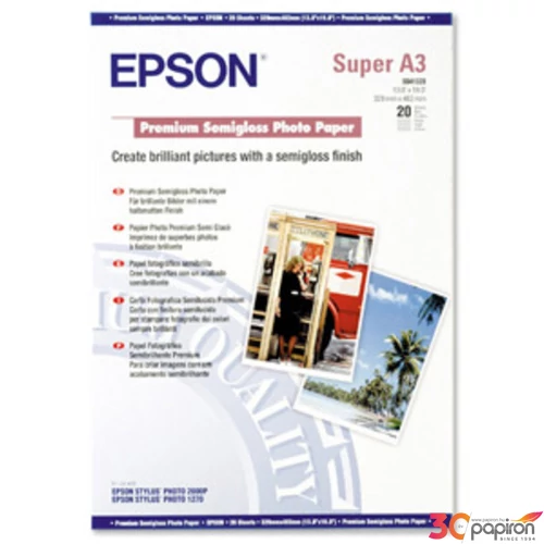 Fotópapír tintasugaras Epson A3+ 251g félfényes LEPS327
