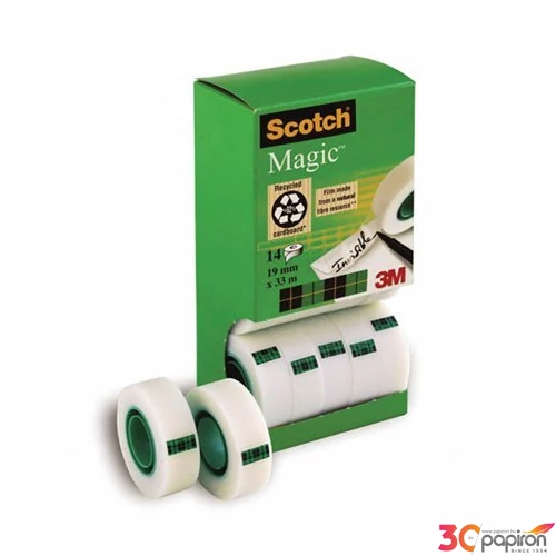 Ragasztószalag 3M/Scotch Magic tape 810 19mmx33m 14db/doboz