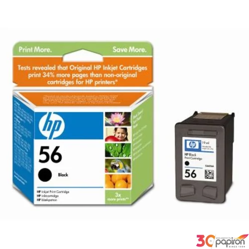 Tintapatron HC6656A nr56 fekete 19ml HP