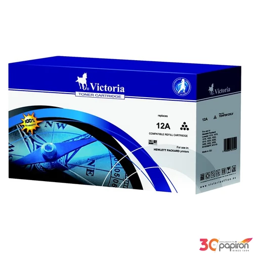 Toner lézer HP2612XLVR fekete 3K Victoria