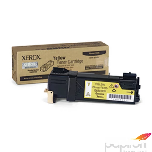 Toner lézer XEROX sárga 1k XPH6125Y