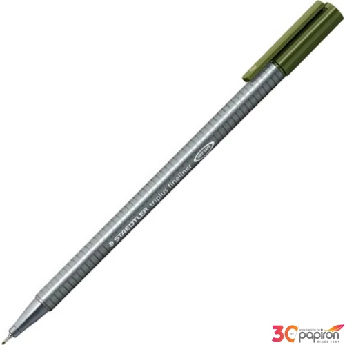 Tűfilc olivazöld Staedtler Triplus 0,3mm-es Írószerek STAEDTLER 334-57