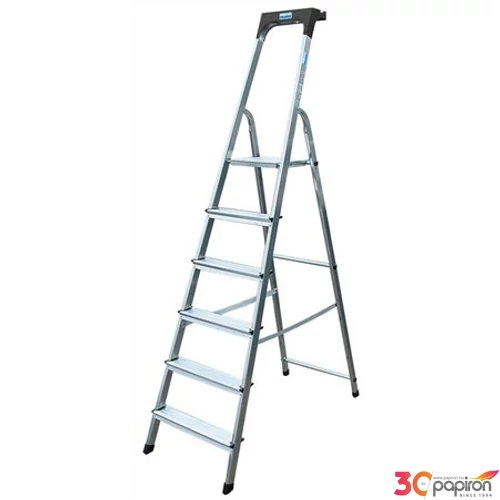 Létra álLó aluminium 6lépcsőfokos Safety KRAUSE