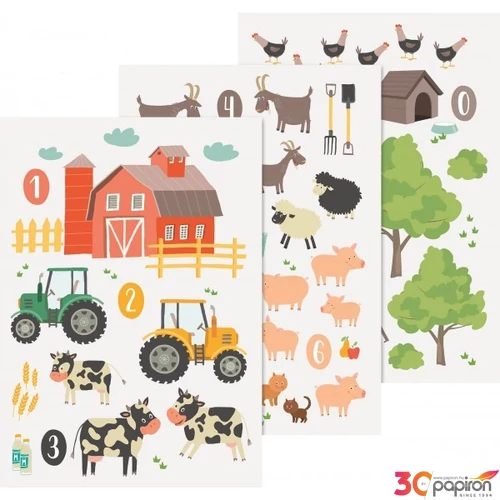 Ablakmatrica Heyda 24' A/4 Farm (3 ív / csomag) 203584441
