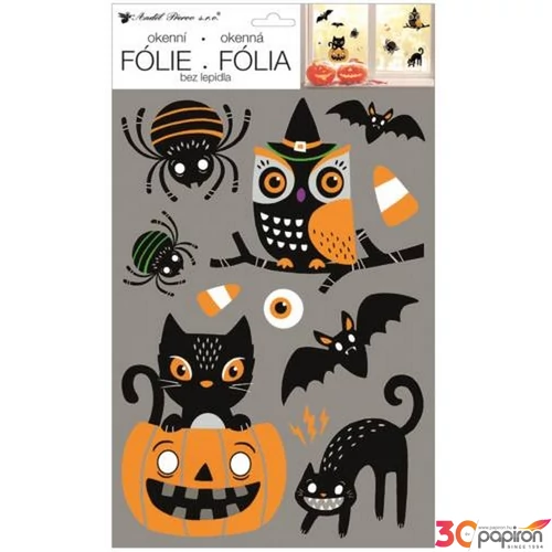 Ablakmatrica Halloween 25x42cm