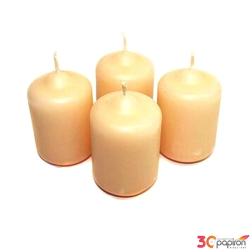 Adventi gyertya matt bézs Bézs 4x4x6cm darabos! a termék ára 1db-ra értendő!