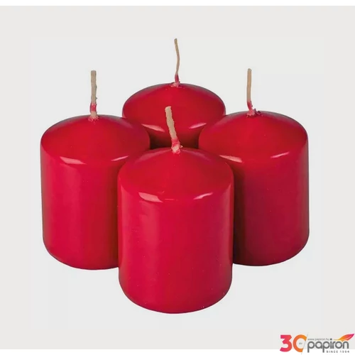 Adventi gyertya matt bordó intenzív Bordó 4x4x6cm darabos! a termék ára 1db-ra értendő!