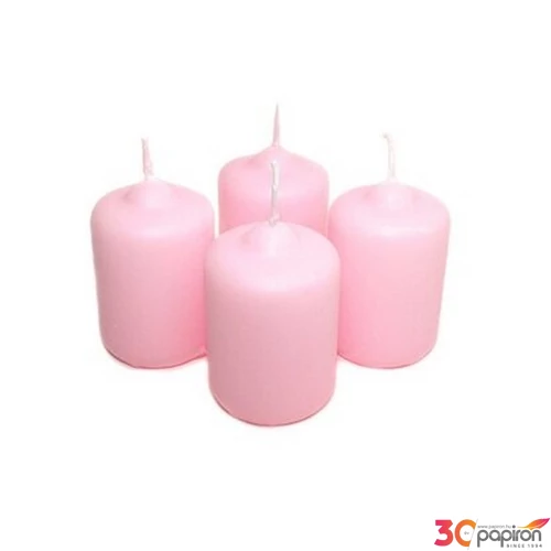 Adventi gyertya matt intenzív Rózsaszín 4x4x6cm darabos! a termék ára 1db-ra értendő!