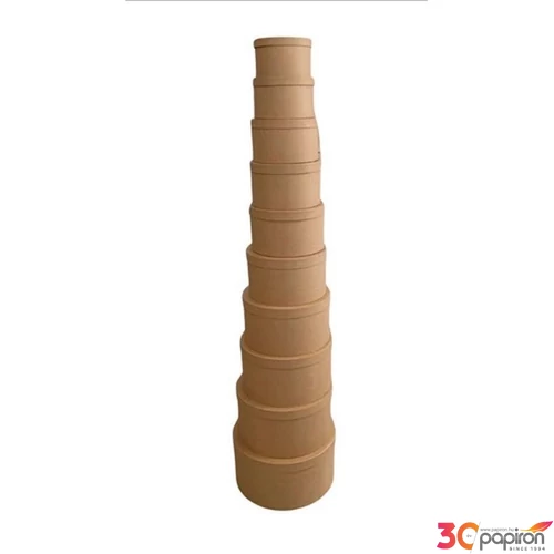 Ajándék doboz 34,5x18cmnatúr 