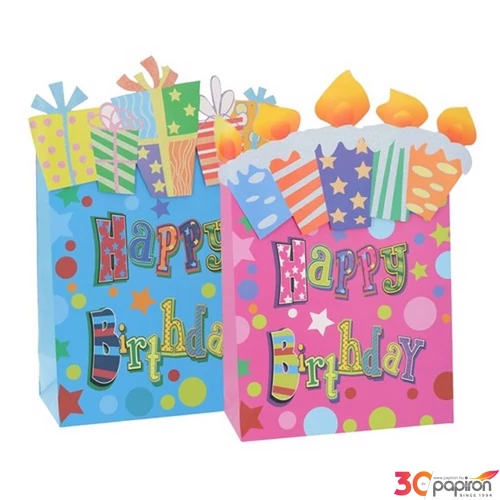 Ajándéktasak 13,5x11x5 cm "S" Birthday 712274