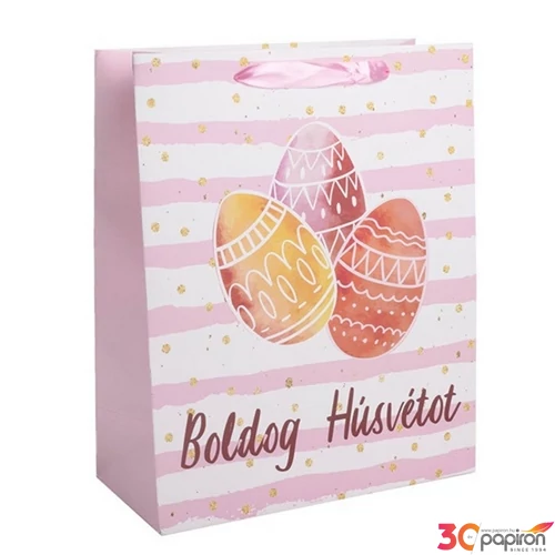 Ajándéktasak 26x32cm Boldog húsvétot felirattal 371474