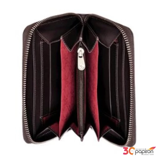 Samsonite pénztárca bőr ISLAND Rhode Goods kollekció 4kártya L. Wallet zipzáraszáros+apró Around M