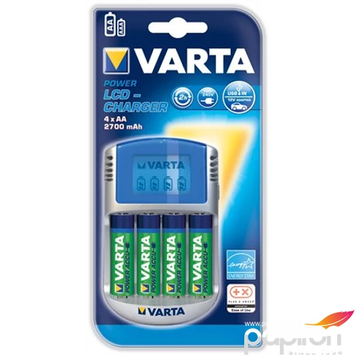 Elemtöltő Varta AA 4-es elemtöltők VARTA 57070201451