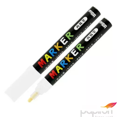 Akril marker 'M and G' 2mm-es fehér/white - S100 dekorációs marker APL976D910