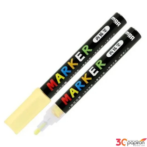 Akril marker 'M and G' 2mm-es fluo sárga/lucifer yellow - S040 dekorációs marker APL976D953 dekormarker