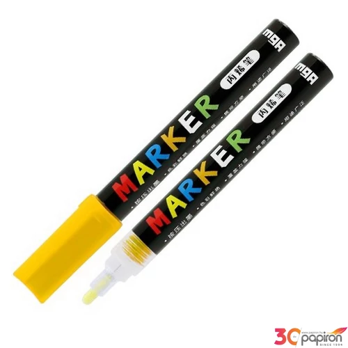 Akril marker 'M and G' 2mm-es középsárga/medium yellow - S404 dekorációs marker APL976D9RN dekormarker