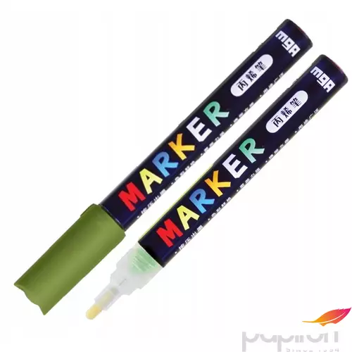 Akril marker 'M and G' 2mm-es olivazöld/dark olive green - S511 dekorációs marker APL976D9KA