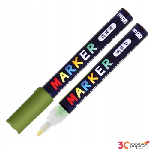 Akril marker 'M and G' 2mm-es olivazöld/dark olive green - S511 dekorációs marker APL976D9KA