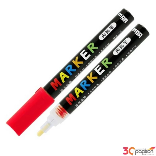 Akril marker 'M and G' 2mm-es piros/red - S200 dekormarker dekorációs marker APL976D933