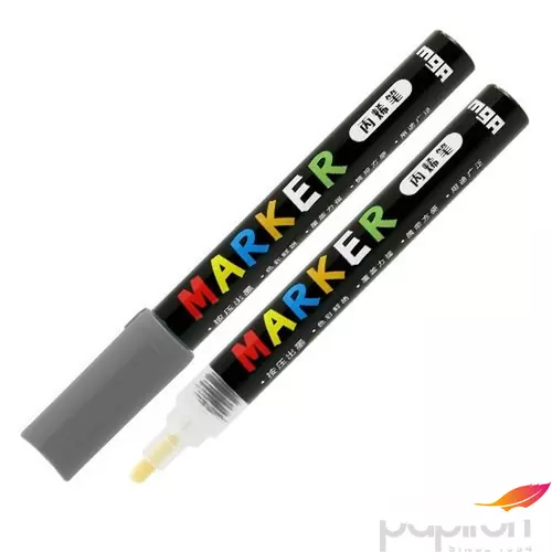 Akril marker 'M and G' 2mm-es sötétszürke/dark grey - S911 dekorációs marker APL976D919