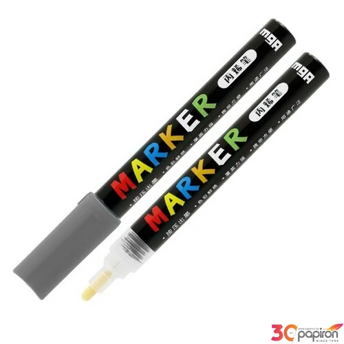 Akril marker 'M and G' 2mm-es sötétszürke/dark grey - S911 dekorációs marker APL976D919 dekormarker