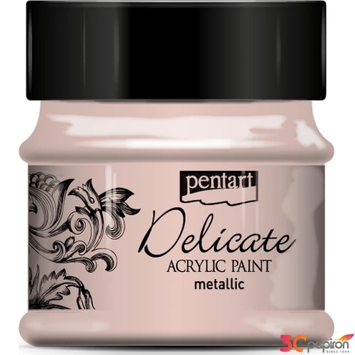 Akrilfesték Delicate metál Pentart antik ezüst 50ml