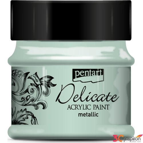 Akrilfesték Delicate metál Pentart zöld ezüst 50ml