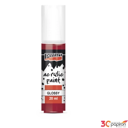 Akrilfesték fényes 20ml borvörös Pentart 7132