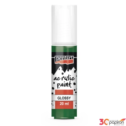 Akrilfesték fényes 20ml Pentart fenyőzöld 7122