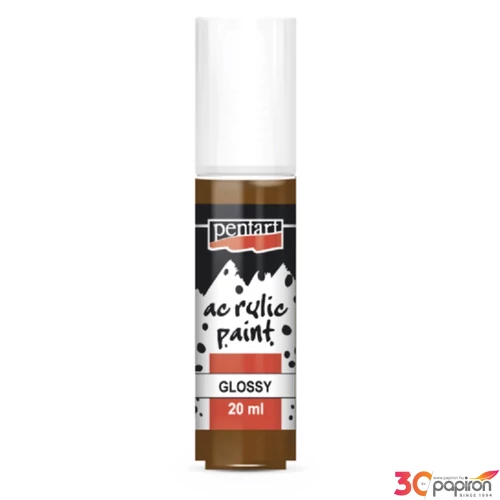 Akrilfesték fényes 20ml Pentart gesztenyebarna 7137