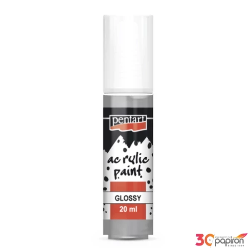 Akrilfesték fényes 20ml Pentart szürke 7127