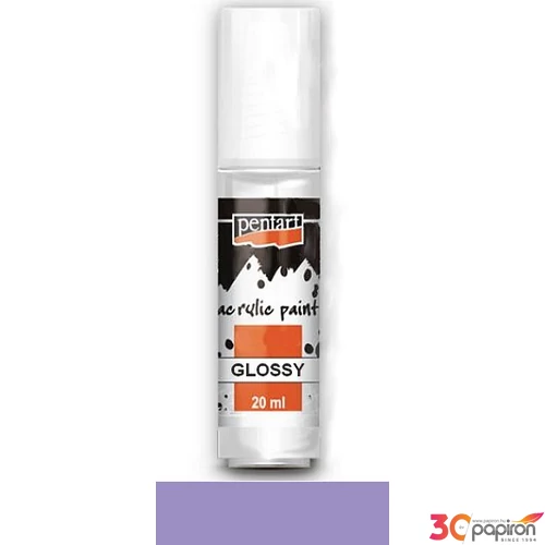 Akrilfesték fényes 20ml világoslila Pentart 7118