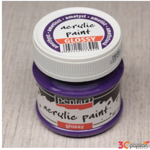 Akrilfesték fényes 50ml Pentart ametiszt