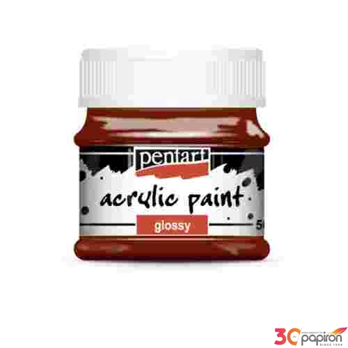 Akrilfesték fényes 50ml Pentart bordó 7375