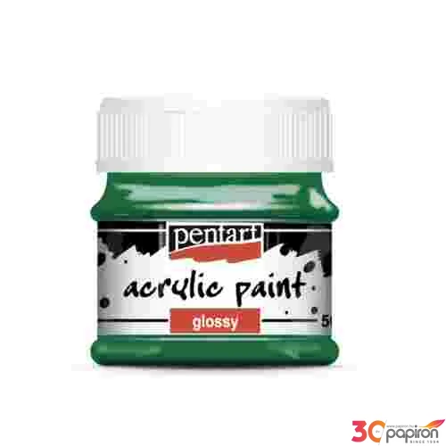 Akrilfesték fényes 50ml Pentart fenyőzöld 7372