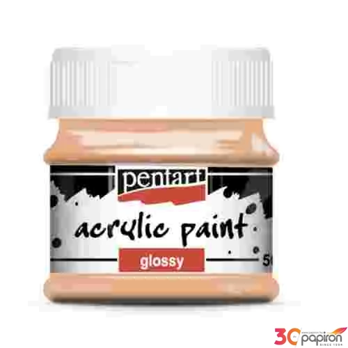 Akrilfesték fényes 50ml Pentart lazac 7380