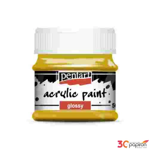 Akrilfesték fényes 50ml Pentart okker 7386