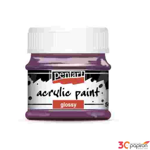 Akrilfesték fényes 50ml sötétlila Pentart 7369