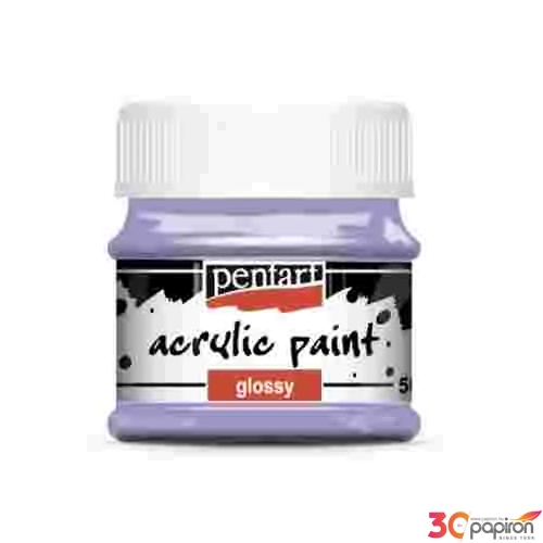Akrilfesték fényes 50ml világoslila Pentart
