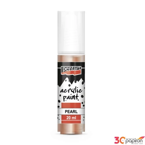 Akrilfesték gyöngyház 20ml Pentart barack 